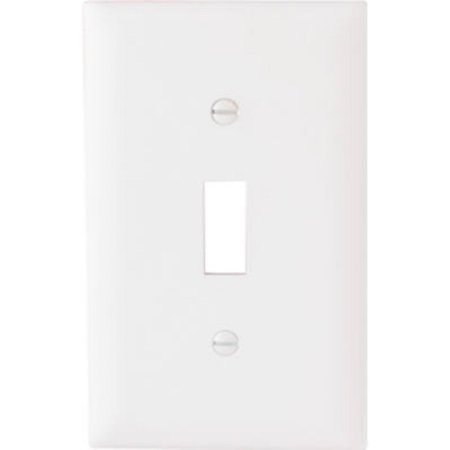 PASS & SEYMOUR Wht 1G 1Tog Wall Plate TP1WCC100